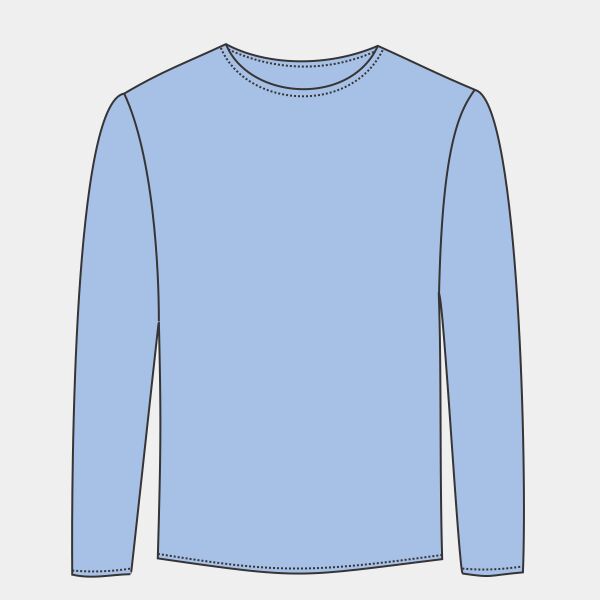 Unisex Premium Blended Ringspun Long Sleeve T-Shirt Thumbnail