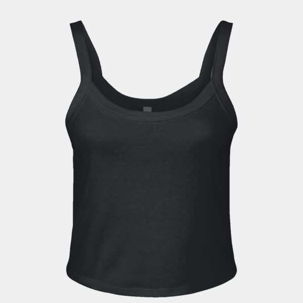 Women's Micro Rib Spaghetti Strap Tank Thumbnail