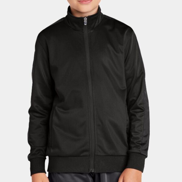 Youth Tricot Sleeve Stripe Track Jacket Thumbnail