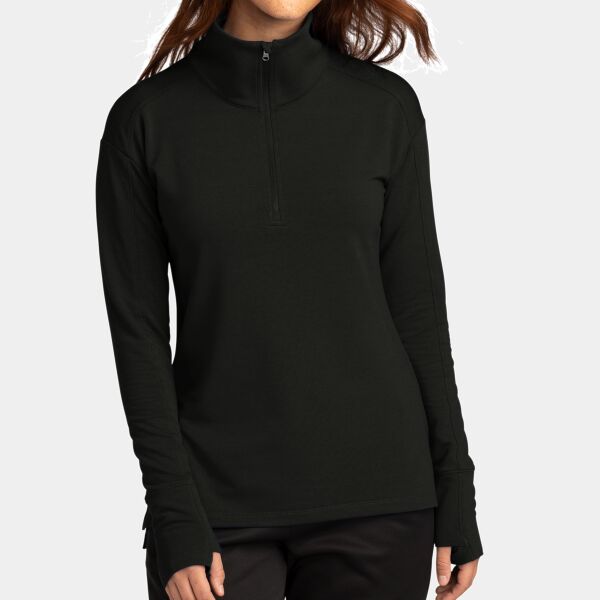 Sport Tek Ladies Sport Wick ® Flex Fleece 1/4 Zip Thumbnail