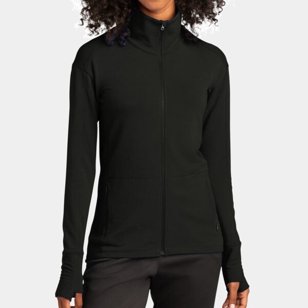 Sport Tek Ladies Sport Wick ® Flex Fleece Full Zip Thumbnail